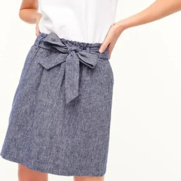J crew factory paper bag skirt deals